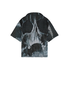 Funeral Apparel Skull Shirt in Black. Size L. Also in S, XL/1X.