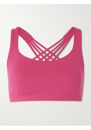 lululemon - Flexyflex Strappy Yoga Bra Light Support - A-c Cups - Pink - XXS/XS,S/M,L/XL