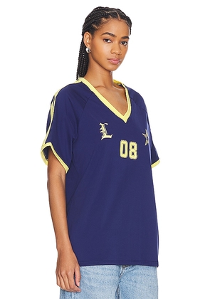 LIONESS Spectate Top in Navy. Size S. Also in XS, XXS.