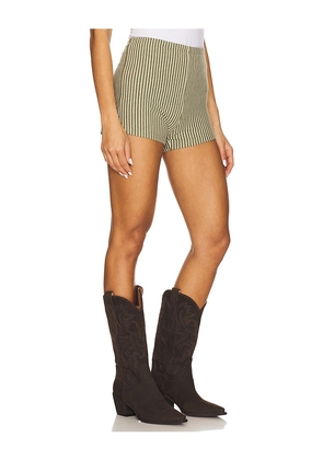 LIONESS Reborn Mini Short in Sage. Size XS. Also in L, M, S, XL, XXL, XXS.