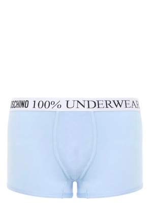 Moschino logo-waistband boxers - Blue