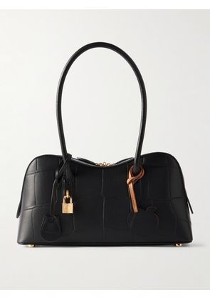 Stella McCartney - Ryder Medium Croc-effect Tote - Black - One size