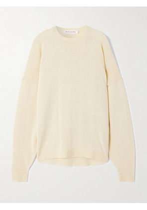 The Frankie Shop - Basel Cotton-blend Sweater - Cream - XS,S,M,L,XL