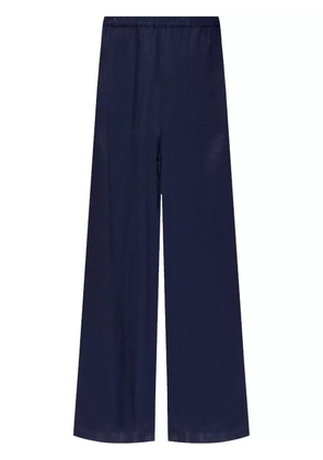 Emporio Armani jacquard palazzo pants - Blue