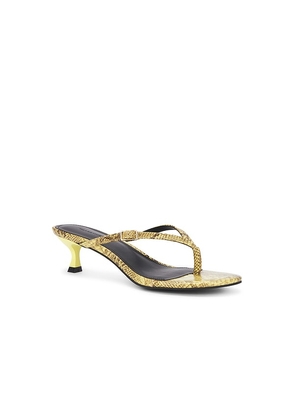 Nakedvice The Tayla Heel Sandal in Yellow. Size 10. Also in 5, 7, 8, 9.
