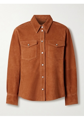 Isabel Marant - Delcia Suede Shirt - Brown - FR 34,FR 36,FR 38,FR 40,FR 42,FR 44