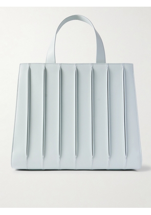 Max Mara - Whitney Bag 7 Large Pleated Leather Tote - Silver - One size