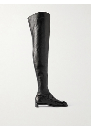 Jil Sander - Leather Boots - Black - IT37,IT37.5,IT38,IT38.5,IT39,IT39.5,IT40,IT41