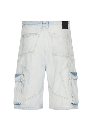 Le PÃ¨re Star Drover Cargo Short in Blue. Size 32. Also in 34, 36.