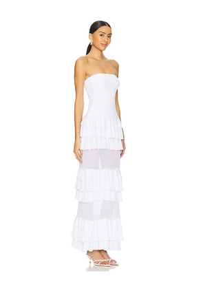 superdown Lorenza Maxi Dress in White. Size L. Also in M, S, XL, XS, XXS.