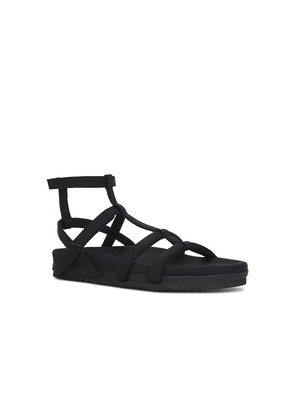 R0AM Antares Sandal in Black. Size 10. Also in 6, 9.