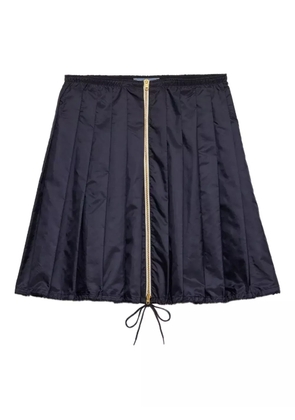 Prada Re-Nylon pleated mini skirt - Blue