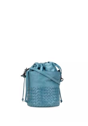 Bottega Veneta Pre-Owned 2012-2025 Nappa Intrecciato bucket bag - Blue