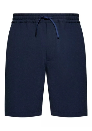 Emporio Armani elasticated-waistband shorts - Blue