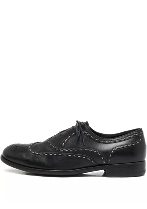 Bottega Veneta Pre-Owned leather Oxford shoes - Black