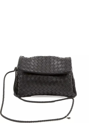 Bottega Veneta Pre-Owned 2010s Intrecciato ceather cutch bag - Black