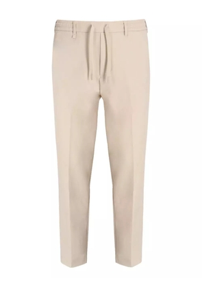 BOSS Bardon elasticated-waistband trousers - Neutrals