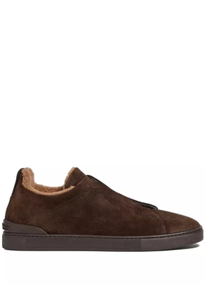 Zegna Triple Stitch sneakers - Brown