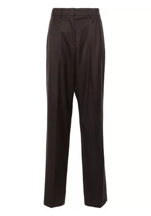 Stella McCartney pleated wool trousers - Brown
