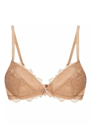 Emporio Armani lace bra - Neutrals
