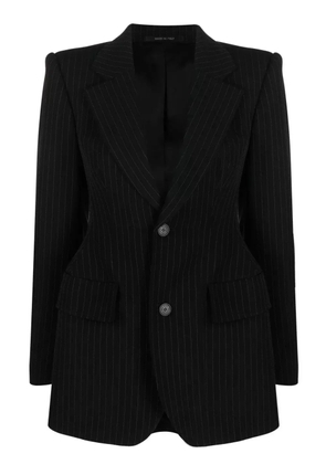 Balenciaga Hourglass pinstripe single-breasted blazer - Black