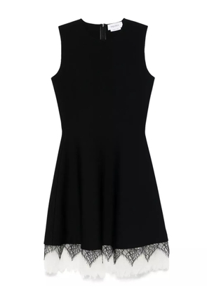 Alexander McQueen cobweb-lace mini dress - Black
