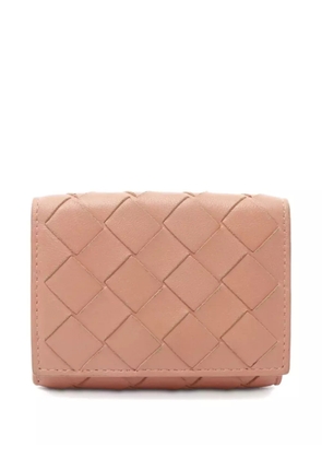 Bottega Veneta Pre-Owned 2000s Intrecciato leather wallet - Orange
