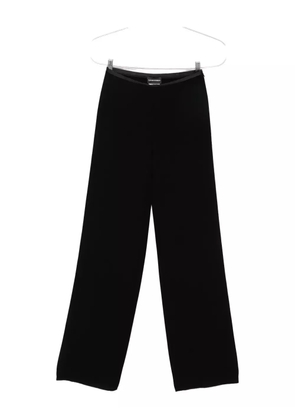 Emporio Armani wide-leg trousers - Black