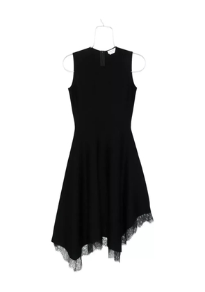 Alexander McQueen lace-trimmed sleeveless dress - Black