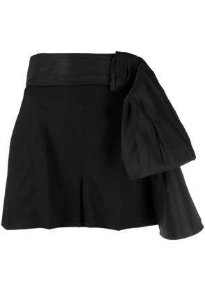 Alexander McQueen bow-detail tailored shorts - Black
