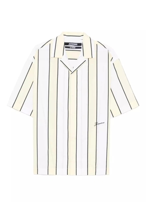 Jacquemus stripe short-sleeve shirt - White