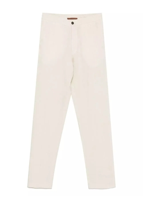 Zegna linen tapered trousers - Neutrals