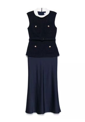 Self-Portrait layered dress - Blue