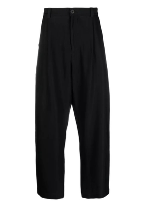 Studio Nicholson straight-leg cropped trousers - Blue
