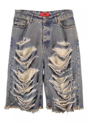 424 Big Daddy 'Blue' denim shorts
