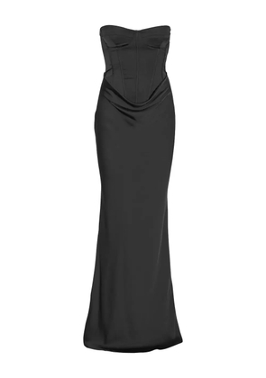 ROTATE BIRGER CHRISTENSEN corset maxi dress - Black