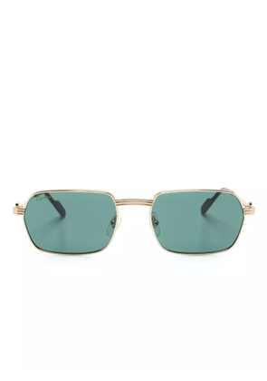 Cartier Eyewear rectangle-frame sunglasses - Gold