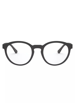 Emporio Armani round-frame glasses - Black