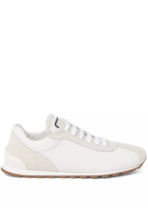 Brunello Cucinelli panelled sneakers - White