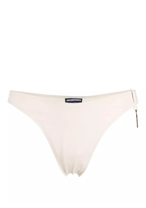 Jacquemus Le Bas de Maillot Signature bikini bottoms - Neutrals
