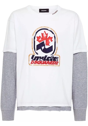 DSQUARED2 layered T-shirt - White