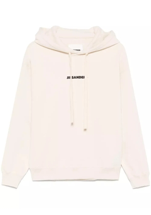 Jil Sander logo-print hoodie - Neutrals