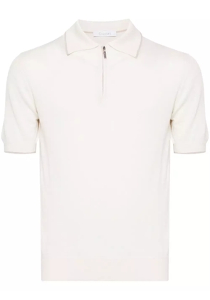Cruciani knitted polo shirt - Neutrals