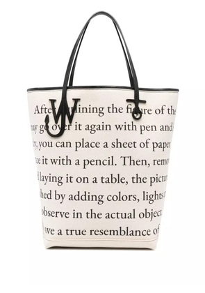JW Anderson tall Anchor tote - Neutrals