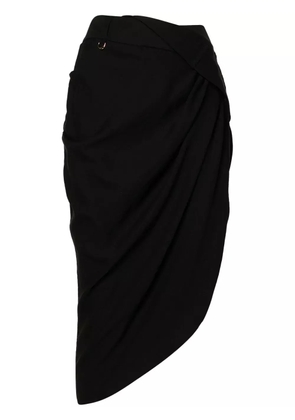 Jacquemus La Jupe Saudade asymmetric skirt - Black
