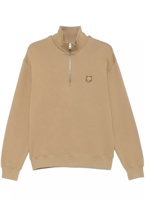 Maison Kitsuné Fox-motif sweatshirt - Neutrals