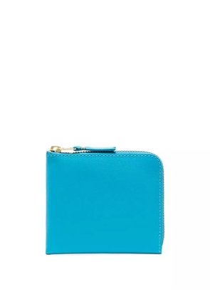 Comme Des Garçons Wallet zip-around leather wallet - Blue