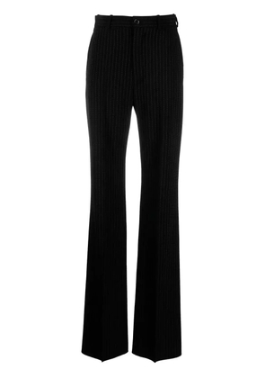 Balenciaga pinstripe straight-leg trousers - Black