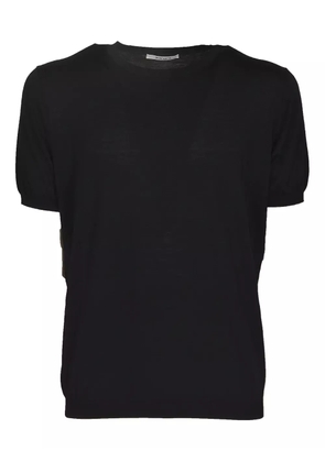 Kangra short-sleeve round-neck sweater - Blue