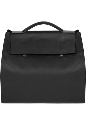 DRIES VAN NOTEN leather backpack - Black